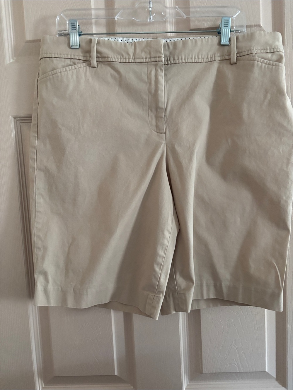 Talbots Women's Chino Bermudas in Light Beige